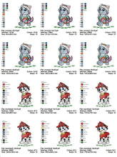 Load image into Gallery viewer, Paw Patrol embroidery designs - Dog embroidery design machine embroidery pattern - Zuma Chase Rubble Skye Marshall Everest Ryder Rocky
