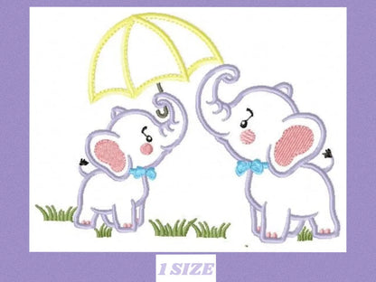 Elephant embroidery designs - Safari embroidery design machine embroidery pattern - Animal embroidery file - baby boy applique design  kids Marcia Embroidery