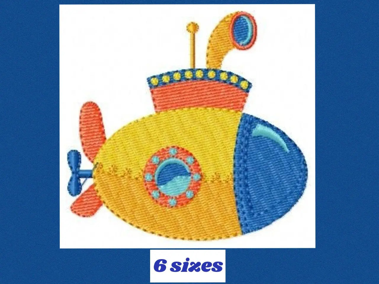 Submarine embroidery design - Baby boy embroidery designs machine embroidery pattern - nautical embroidery file - newborn layette nursery Marcia Embroidery