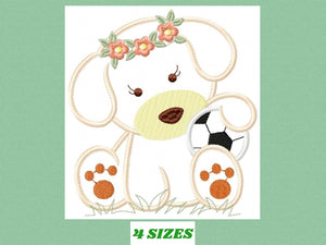 Dogs embroidery designs - Dog embroidery design machine embroidery pattern - Puppy embroidery file - female dog applique design pet design