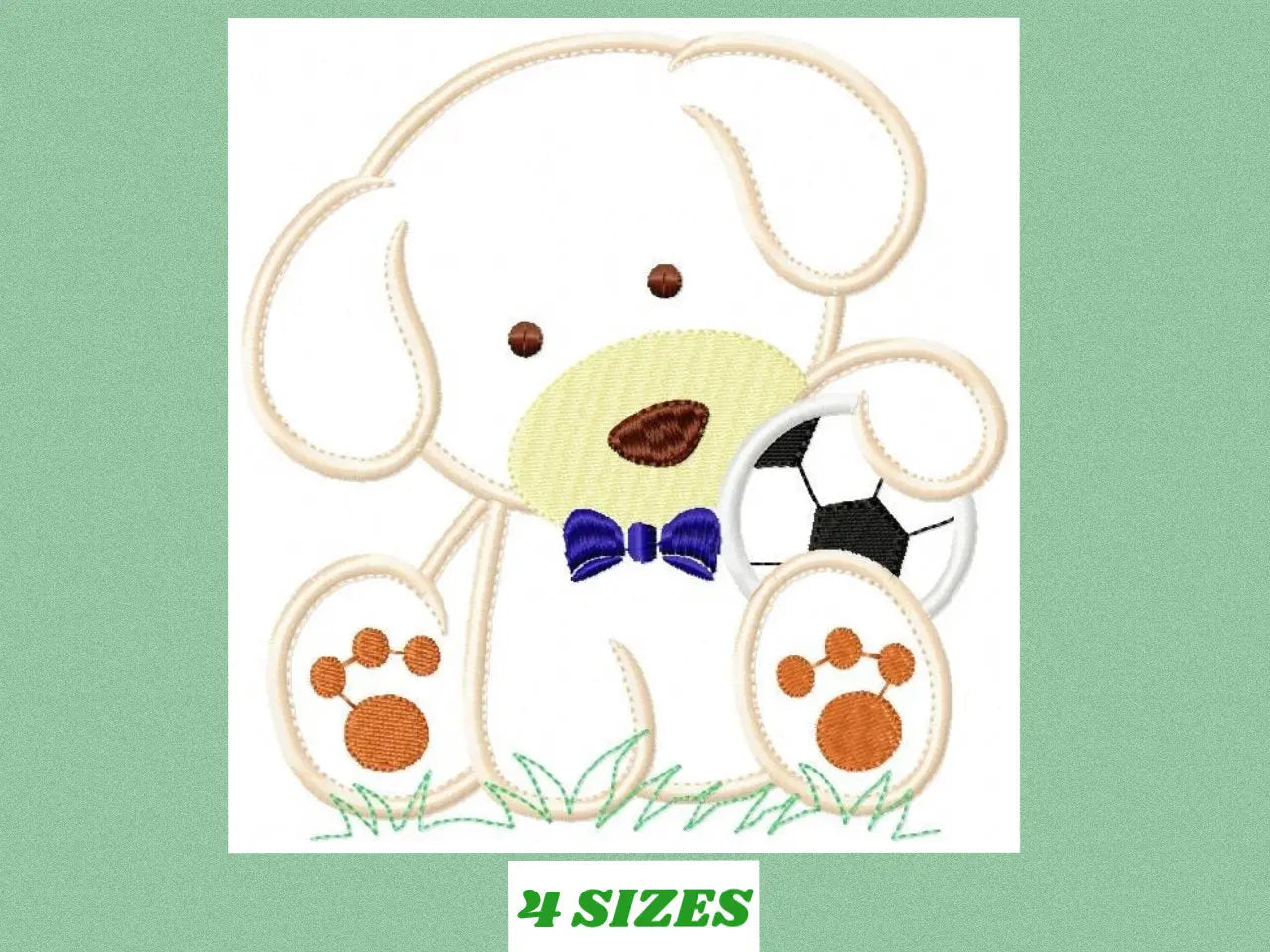 Dog embroidery designs - Dog with ball embroidery design machine embroidery pattern - Puppy embroidery file - Dog applique instant download Marcia Embroidery
