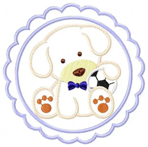 Dogs embroidery designs - Soccer embroidery design machine embroidery pattern - puppy embroidery file - female dog embroidery dog applique Marcia Embroidery