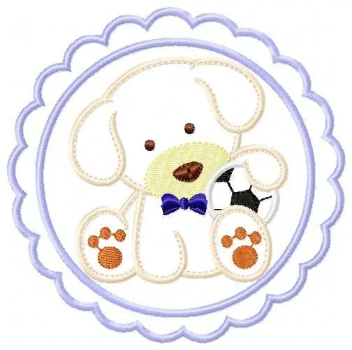 Dogs embroidery designs - Soccer embroidery design machine embroidery pattern - puppy embroidery file - female dog embroidery dog applique Marcia Embroidery