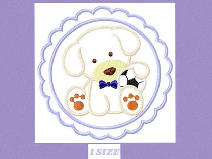 Dogs embroidery designs - Soccer embroidery design machine embroidery pattern - puppy embroidery file - female dog embroidery dog applique Marcia Embroidery