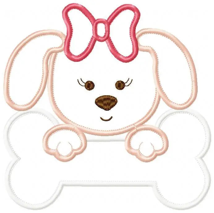 Dogs embroidery designs - Dog embroidery design machine embroidery pattern - puppy embroidery file - girl embroidery dog applique design Marcia Embroidery