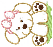 Load image into Gallery viewer, Dogs embroidery designs - Baby girl embroidery design machine embroidery pattern - Puppy embroidery file - Dog applique design digital file
