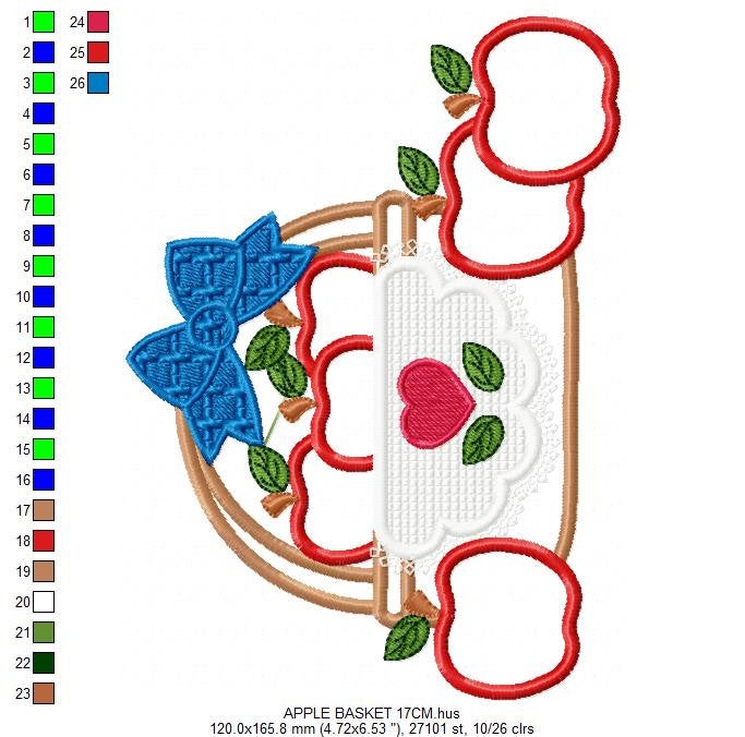 Fruits embroidery designs - Fruit embroidery design machine embroidery pattern - Apple embroidery file - Kitchen embroidery Fruit applique
