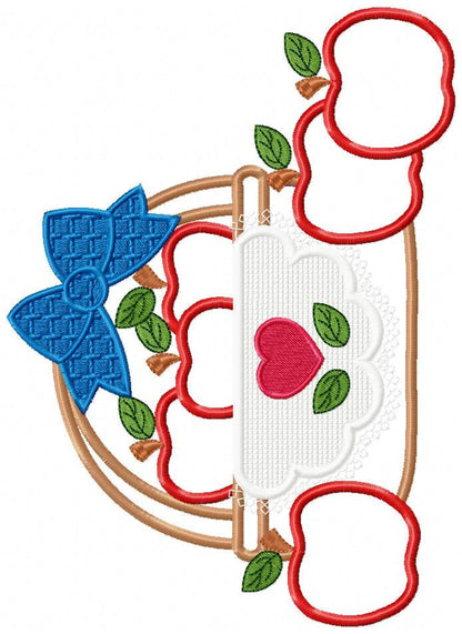 Fruits embroidery designs - Fruit embroidery design machine embroidery pattern - Apple embroidery file - Kitchen embroidery Fruit applique