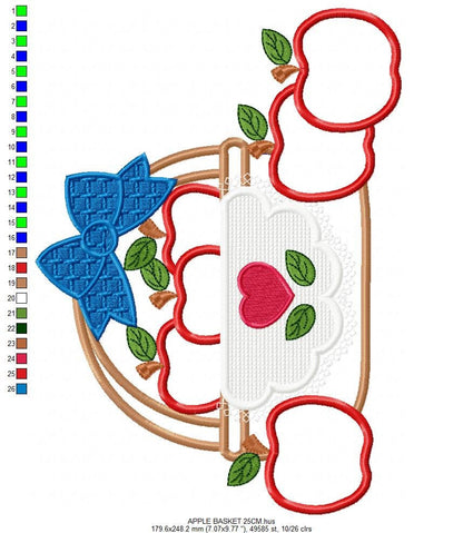 Fruits embroidery designs - Fruit embroidery design machine embroidery pattern - Apple embroidery file - Kitchen embroidery Fruit applique