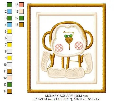 Safari embroidery design - Animals embroidery designs machine embroidery pattern - Giraffe embroidery - Tiger Elephant Zebra Hippo Monkey Marcia Embroidery
