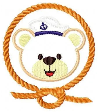 Bear embroidery designs - Baby boy embroidery design machine embroidery pattern - Sailor bear design sailor applique design - Teddy bear boy Marcia Embroidery