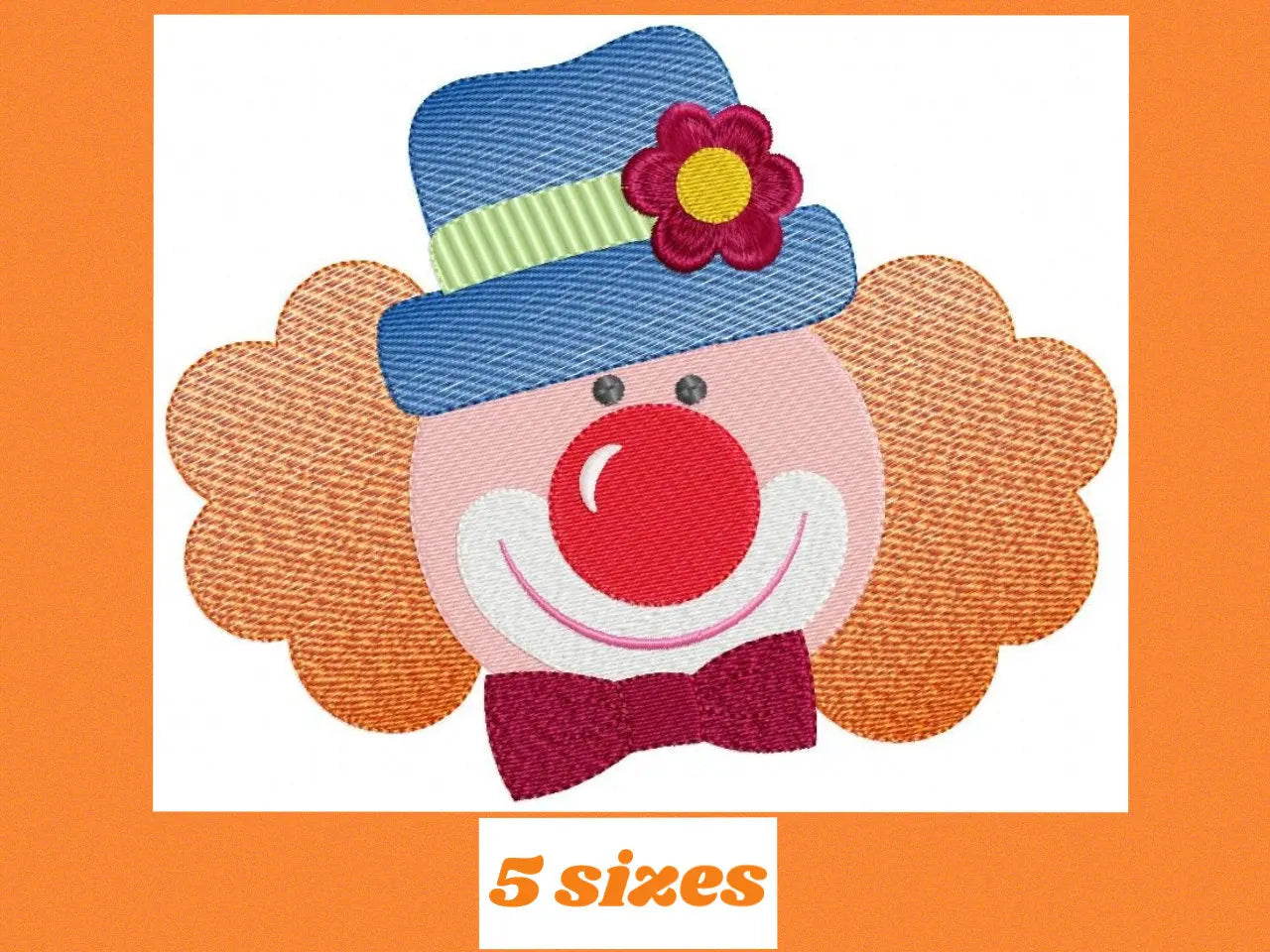 Circus Clown embroidery designs - Clown with funny hat machine embroidery pattern - Baby Boy file - Instant digital download pes jef dst hus Marcia Embroidery