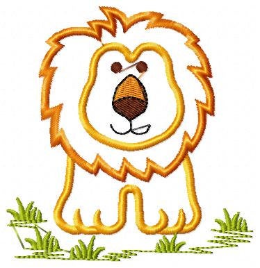 Lion embroidery designs - Safari embroidery design machine embroidery pattern - Animal embroidery file - lion applique design lion pattern