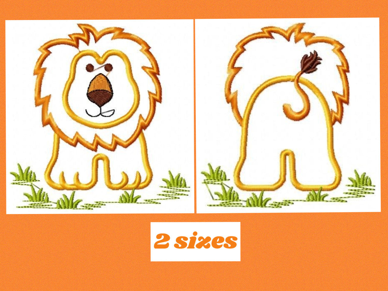 Lion embroidery designs - Safari embroidery design machine embroidery pattern - Animal embroidery file - lion applique design lion pattern