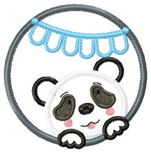 Laden Sie das Bild in den Galerie-Viewer, Panda embroidery design - Animal embroidery designs machine embroidery pattern - baby boy embroidery file - Panda applique design download
