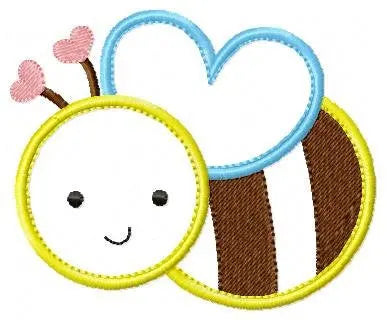 Bee embroidery design - Bees embroidery designs machine embroidery pattern - baby girl embroidery - bee applique design instant download Marcia Embroidery