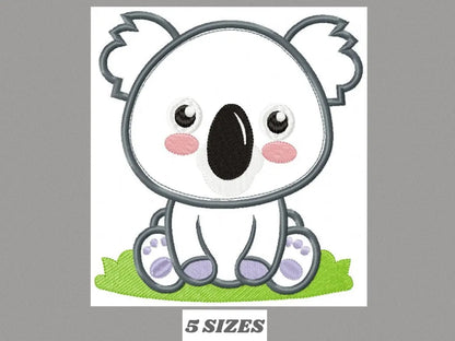 Koala embroidery design - Baby boy embroidery designs machine embroidery pattern - koala applique design - baby newborn layette kids pes Marcia Embroidery