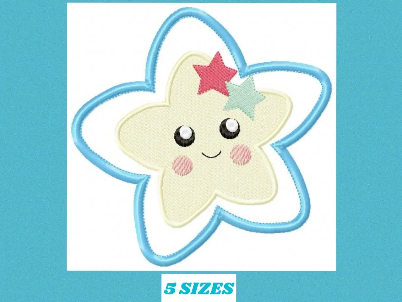 Starfish embroidery designs - Ocean Starfish tag embroidery design machine embroidery pattern - Starfish applique design - instant download Marcia Embroidery