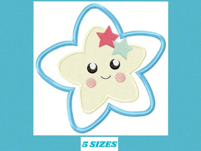 Starfish embroidery designs - Ocean Starfish tag embroidery design machine embroidery pattern - Starfish applique design - instant download Marcia Embroidery