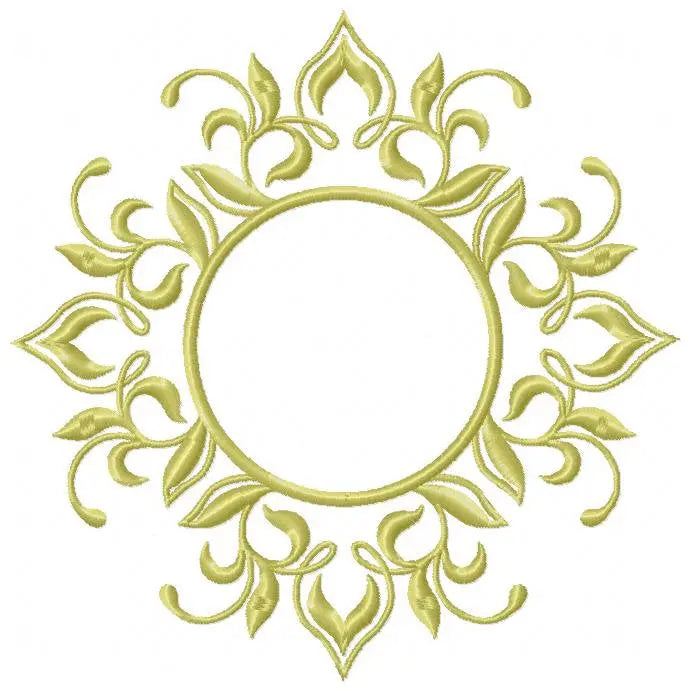 Frame embroidery designs - Monogram embroidery design machine embroidery pattern - Wreath embroidery - girl embroidery tea towel embroidery Marcia Embroidery
