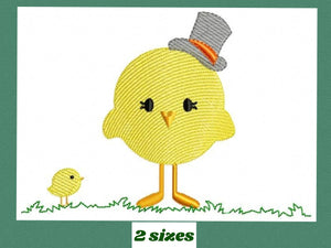 Baby Chick embroidery designs - Chicken embroidery design machine embroidery pattern - baby boy embroidery file - instant digital download