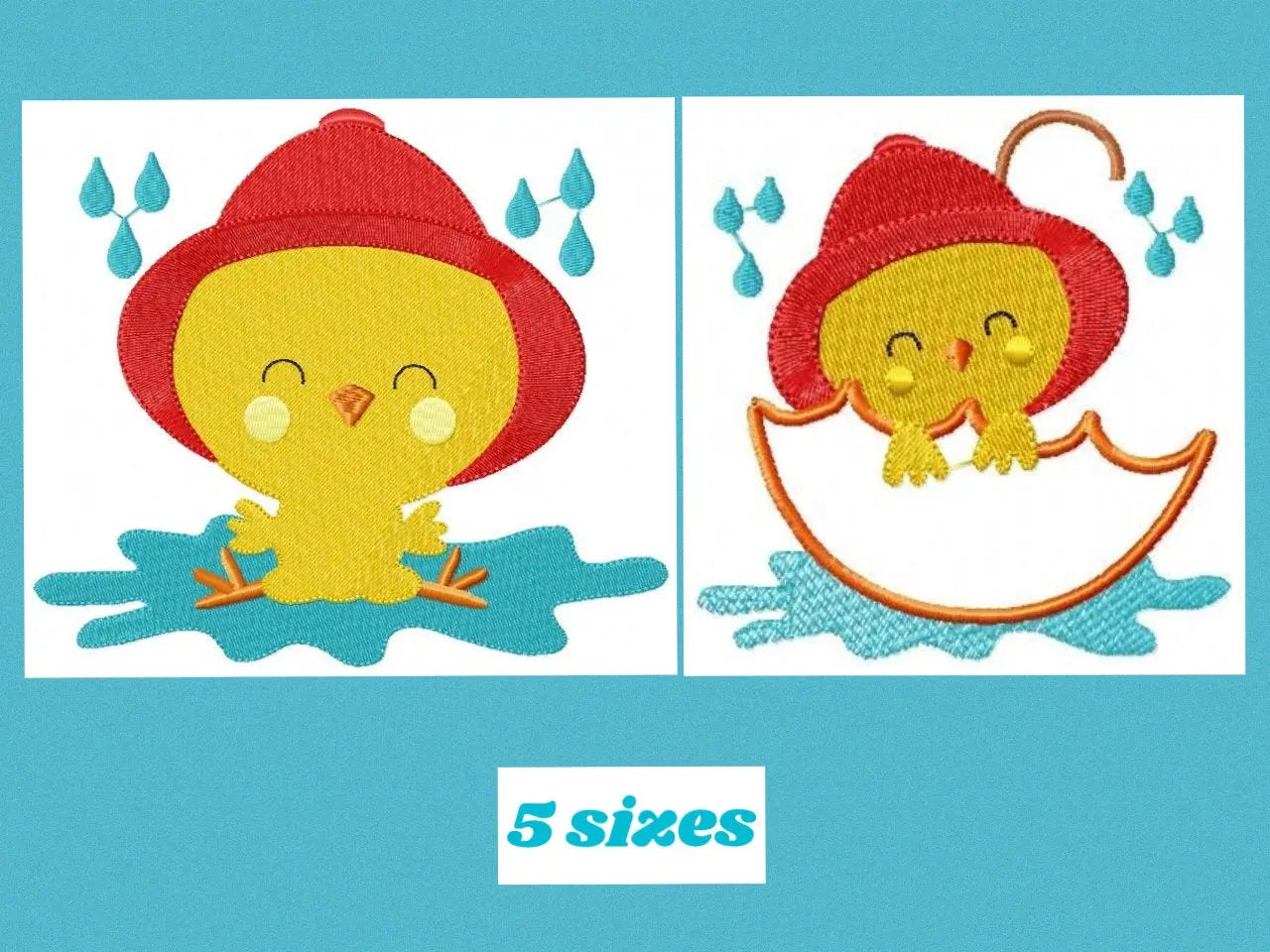 Little Chick embroidery designs - Chicken embroidery design machine embroidery pattern - baby boy embroidery file - newborn nursery deco Marcia Embroidery