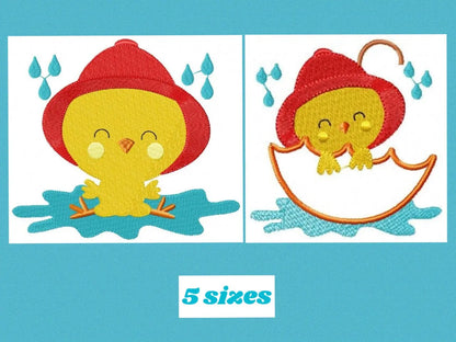 Little Chick embroidery designs - Chicken embroidery design machine embroidery pattern - baby boy embroidery file - newborn nursery deco Marcia Embroidery