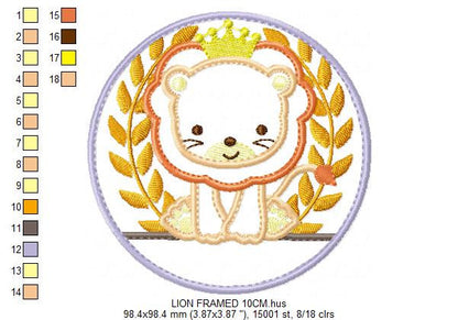 Safari embroidery designs - Animals embroidery design machine embroidery pattern - Lion embroidery file elephant embroidery embroidery boys