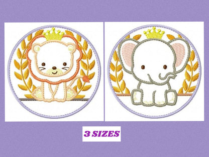 Safari embroidery designs - Animals embroidery design machine embroidery pattern - Lion embroidery file elephant embroidery embroidery boys