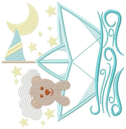 Boat embroidery designs - Sailor embroidery design machine embroidery pattern - sailor bear design - Teddy Bear embroidery nautical boat boy Marcia Embroidery
