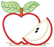 Load image into Gallery viewer, Apple embroidery designs - Fruit embroidery design machine embroidery pattern - Kitchen embroidery file Apple applique Fruit applique design
