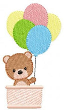 Carica l&#39;immagine nel visualizzatore di Gallery, Balloon embroidery designs - Bear with balloons embroidery design machine embroidery pattern - Birthday embroidery file - instant download
