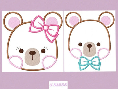 Bear embroidery designs - Teddy embroidery design machine embroidery pattern - boy embroidery file - girl bear applique design Teddy bear Marcia Embroidery