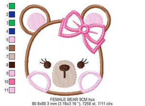 Bear embroidery designs - Teddy embroidery design machine embroidery pattern - boy embroidery file - girl bear applique design Teddy bear