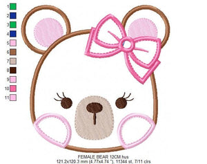 Bear embroidery designs - Teddy embroidery design machine embroidery pattern - boy embroidery file - girl bear applique design Teddy bear