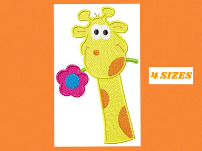 Giraffe embroidery design - Animal embroidery designs machine embroidery pattern - kid boy embroidery file - baby girl embroidery newborn Marcia Embroidery