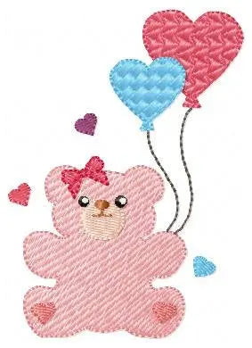 Bear embroidery designs - Teddy embroidery design machine embroidery pattern - Bear with heart embroidery file - baby embroidery newborn Marcia Embroidery