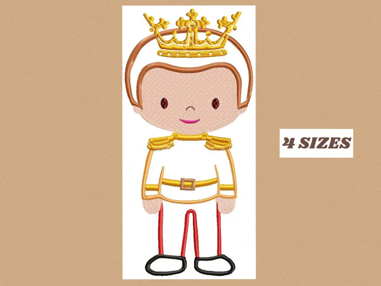 Prince embroidery designs - King embroidery design machine embroidery pattern - prince applique design - Baby boy embroidery file Disney Marcia Embroidery