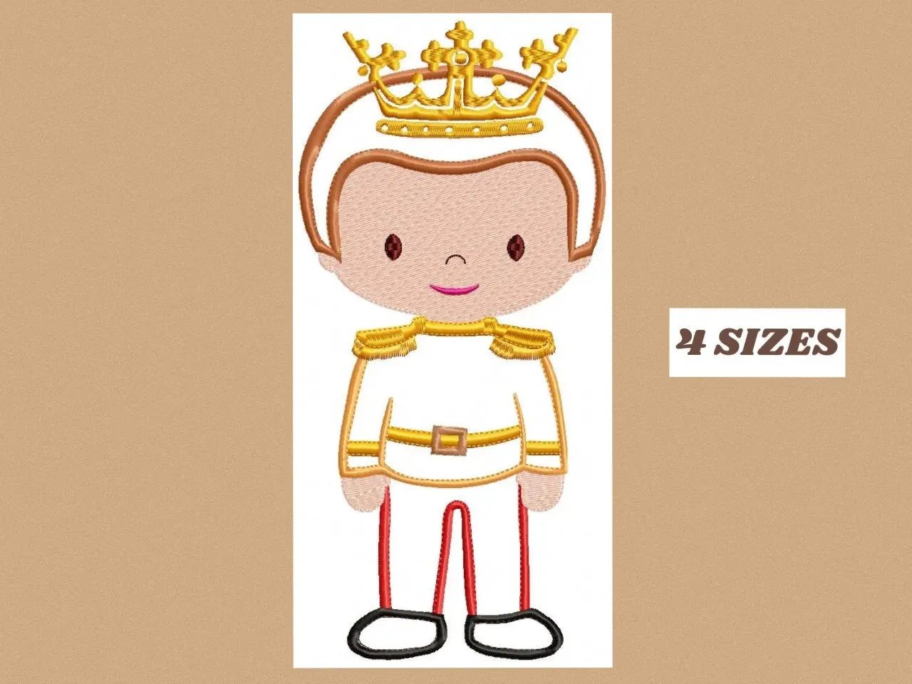 Prince embroidery designs - King embroidery design machine embroidery pattern - prince applique design - Baby boy embroidery file Disney Marcia Embroidery