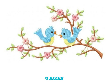 Bird embroidery designs - Birds embroidery design machine embroidery pattern - instant download - baby girl embroidery file instant downlaod Marcia Embroidery