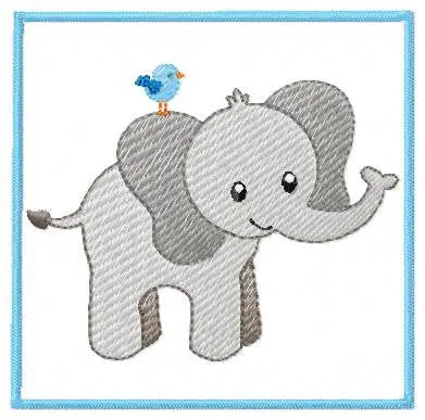Elephant embroidery designs - Animal embroidery design machine embroidery pattern - Newborn embroidery file elephant design baby boy girl Marcia Embroidery