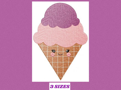 Ice cream embroidery designs - Candy embroidery design machine embroidery pattern - Dessert embroidery file icecream pattern Ice cream cone Marcia Embroidery