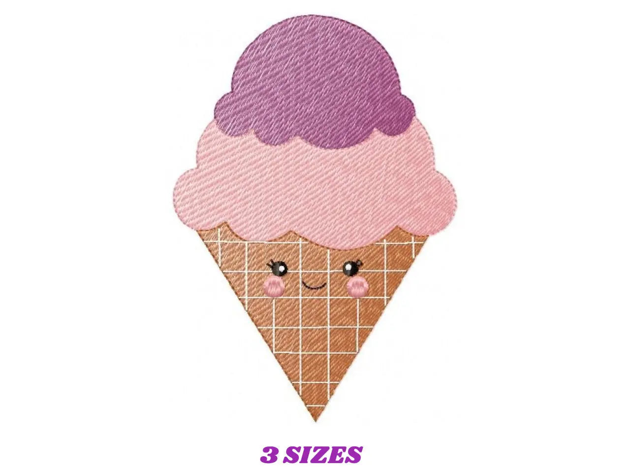 Ice cream embroidery designs - Candy embroidery design machine embroidery pattern - Dessert embroidery file icecream pattern Ice cream cone Marcia Embroidery