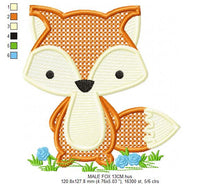 Cargar imagen en el visor de la galería, Red Fox embroidery designs - Fox embroidery design machine embroidery pattern - Woodland animals embroidery file - rippled instant download
