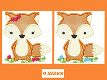 Load image into Gallery viewer, Red Fox embroidery designs - Fox embroidery design machine embroidery pattern - Woodland animals embroidery file - rippled instant download
