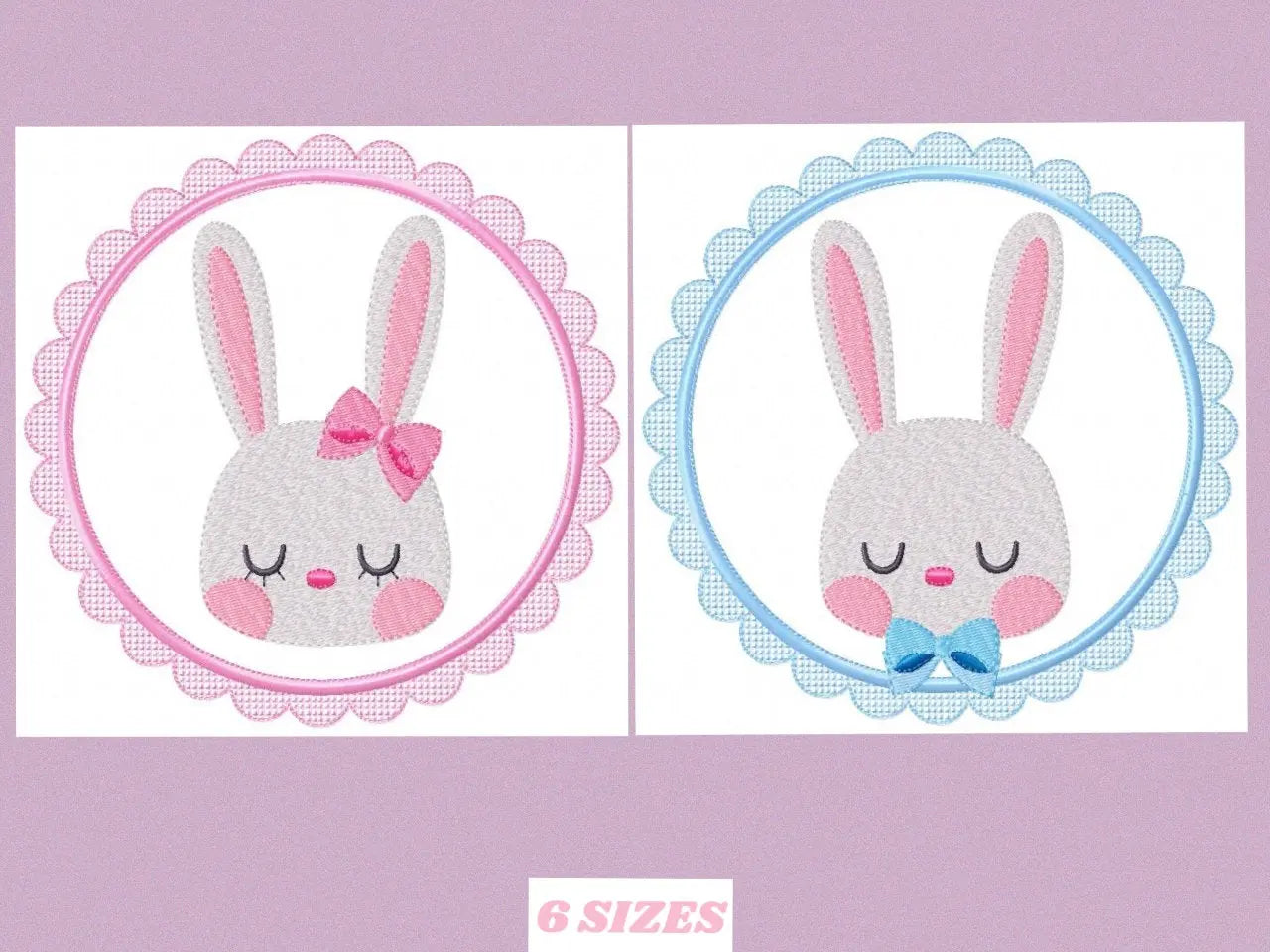 Bunny embroidery design - Rabbit embroidery designs machine embroidery pattern - Baby boy and girl nursery frame file - Instant download pes Marcia Embroidery