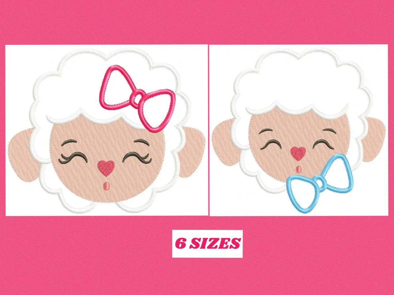 Sheep embroidery design - Lamb embroidery designs machine embroidery pattern - baby girl embroidery - boy embroidery sheep applique design Marcia Embroidery
