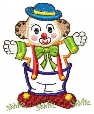 Clown embroidery designs - Circus embroidery design machine embroidery pattern - instant download kid embroidery file - boy embroidery Marcia Embroidery