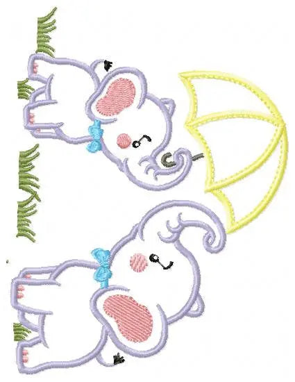 Elephant embroidery designs - Safari embroidery design machine embroidery pattern - Animal embroidery file - baby boy applique design  kids Marcia Embroidery