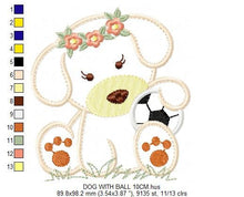 Carica l&#39;immagine nel visualizzatore di Gallery, Dogs embroidery designs - Dog embroidery design machine embroidery pattern - Puppy embroidery file - female dog applique design pet design
